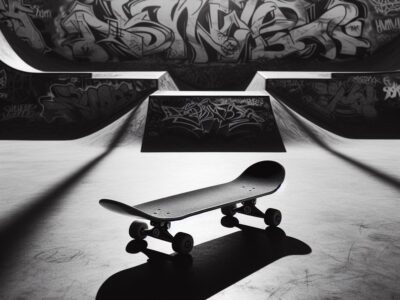 Ai photo of a skateboard