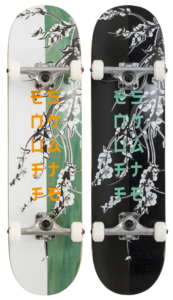 Skateboard cherry blossom skateboard complete