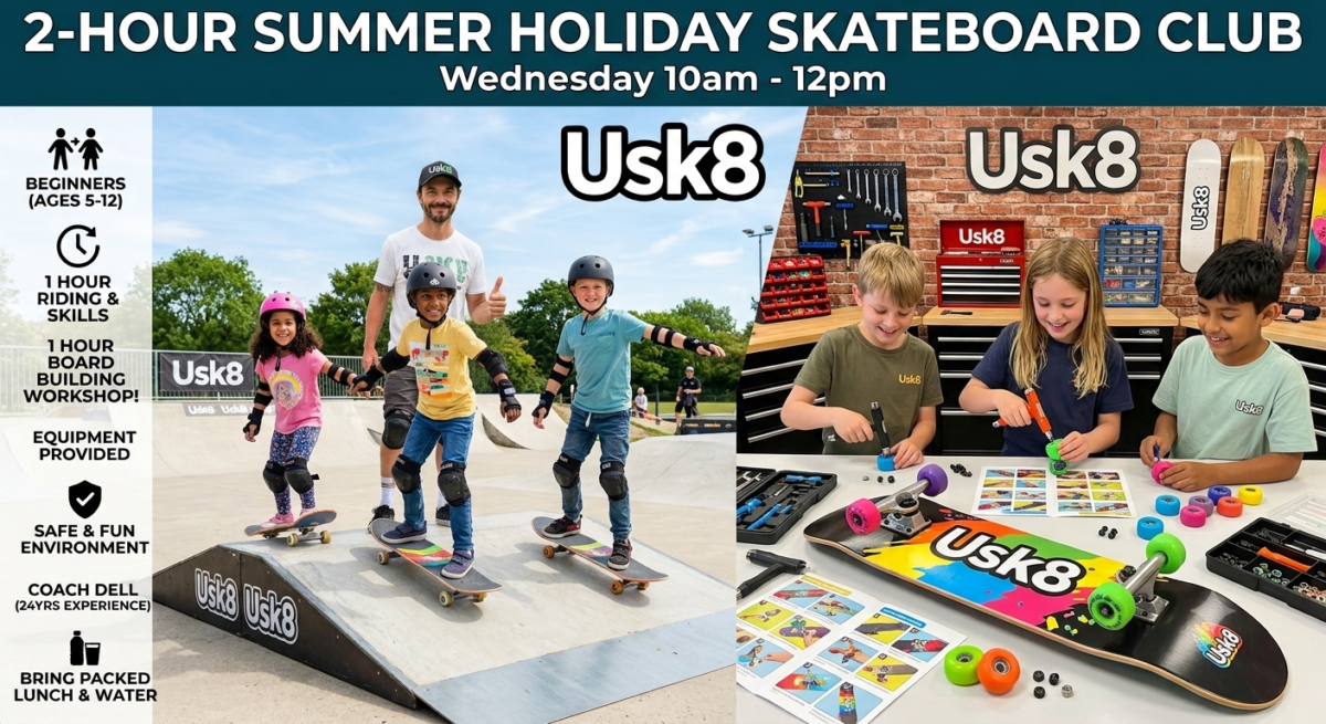 Summer skateboard Club July 29th (2hr)